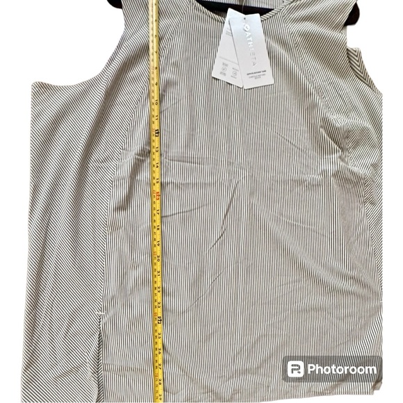 NWT Athleta Refined Tank Stripe 3X - Picture 3 of 11